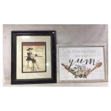 Wall art Kitchen Theme and Cafe Scene