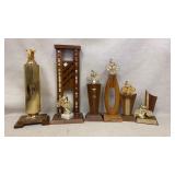 Blank Trophies, Biker Plaques, tallest is 17x7x4