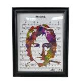 Andy Warhol John Lennon framed print