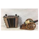 Accordion Liquor Holder, Canon Bottle Holder