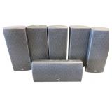 JBL 180SSAT satellite speakers and center speaker