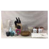 Glassware, knives and more