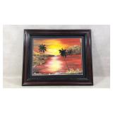 Framed Landscape Oil Painting Signed by Artist
