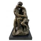 J. MAVCHI The Kiss Bronze Sculpture