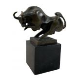 Signed Milo Modernist Bronze Sculpture