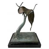 After Salvador Dali Bronze Melting Clock
