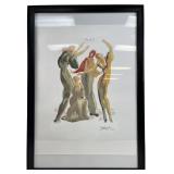 Salvador Dali "The Dance" Numbered Lithograph