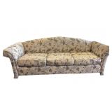 Modern Upholstered Cream/Black Geometric Floral