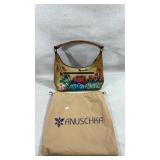 Anuschka hand-painted leather hobo bag