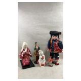 collection of vintage Japanese Geisha dolls