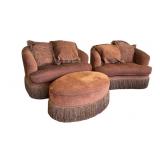 2 Upscale RACHLIN CLASSICS Tiger Forest Chairs