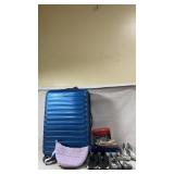 Lucas hard suitcase, womenï¿½s shoes, hand bag