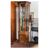 Curio Cabinet with 3 Glass Shelves