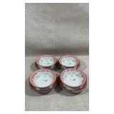 vintage Japanese porcelain bowls and plates