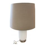 Modern Ivory Glass Table Lamp