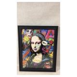 Framed Andy Warhol Mona Lisa wall art print