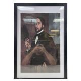 Edgar Degas "Self Portrait" Framed Print