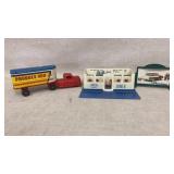 Produce Van, vintage plastic diner,1:43 bill-board
