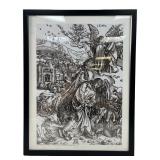 Albrecht Dï¿½rer "The Angel with the Key to the