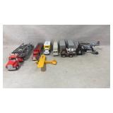 Model Trucks and P-51 Airplane Models