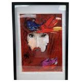 Marc Chagall "David and Bathsheba" Framed Print