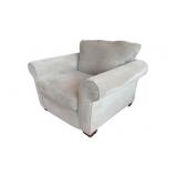 Lime Green Upholstered Modern Oversized Chair