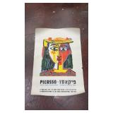 vintage 1972 exhibition poster for Pablo