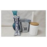 Art Glass Vase,Vodka Advertising Ice Bucket,