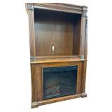 2pc Electric Fireplace(and remote) with Top