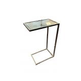 Modern Mirror Top C Shaped Side table