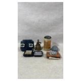 Pocket watch, bell and more