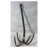 Vintage iron boat anchor