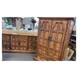 Vintage STANLEY Furniture Dresser and Wardrobe