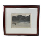 Harold Altman "Afternoon Sun" Signed Lithograph