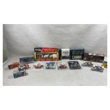collection of vintage diecast model vehicles and