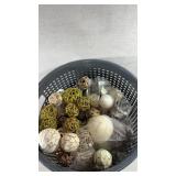 set of Andaluca decorative rattan wicker orbs a