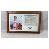 Baseball wall memorabilia