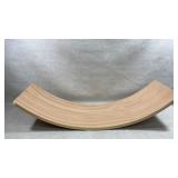 wooden balance board