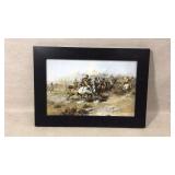 Charles Marion russells "the Custer fight" wall