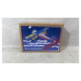 Vintage Coca Cola die cast collectible biplane