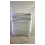 Sterilite Lidded Shoe Containers