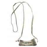 Small Native American elk antler purse