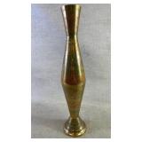 India Brass Etched vase