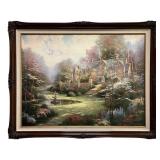 Signed Thomas Kinkade "Spring Gate III"