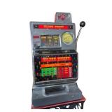 Vintage Golden Nugget 25cent Slot Machine w Key