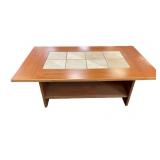 Mid Century Gangso Mobler Coffee Table With Tile