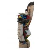 M. AVATCHOYA HOPI "KWA HU" EAGLE WOOD KACHINA