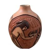 CARLA NAMPEYO HOPI POLYCHROME POTTERY VASE