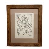 Lazzaro Donati ï¿½Horse & Man" Signed Lithograph