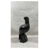 vintage hand-carved ironwood eagle sculpture